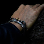 Silver Nail Bracelet design bold statement without being overly ostentatious