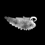 Reborn feathers pendant 925 silver wing pendants SSP133