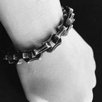 TO mens chain bracelets​ 925 sterling silver edge bracelets