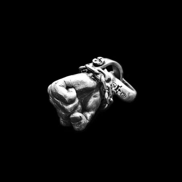 Power fist pendant 925 silver victory sign pendants SSP136