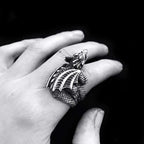 Pterosaur ring 925 Sterling silver Dinosaur rings 