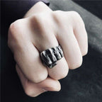 Fist rings 925 Sterling silver Fist ring symbolizes power