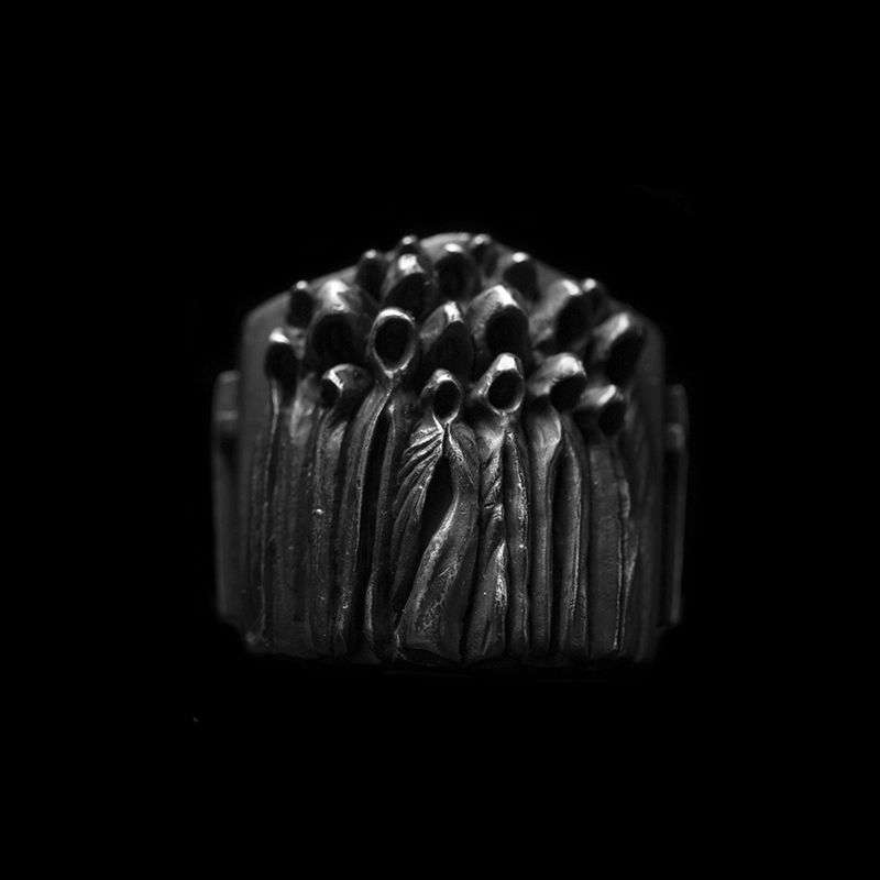 World of nothingness ring 925 Silver Choir cross rings SSJ214