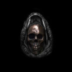 Poison Black Mamba ring 925 Silver Viper skull rings SSJ215