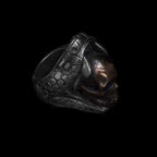 Poison Black Mamba ring 925 Silver Viper skull rings SSJ215