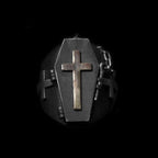 Will never change until death ring 925 Silver skull rings