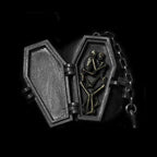 Will never change until death ring 925 Silver skull rings