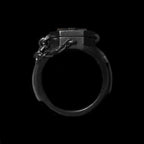 Will never change until death ring 925 Silver skull rings