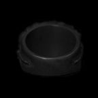 Nothingness cross skull ring 925 Silver skull skeleton rings SSJ225