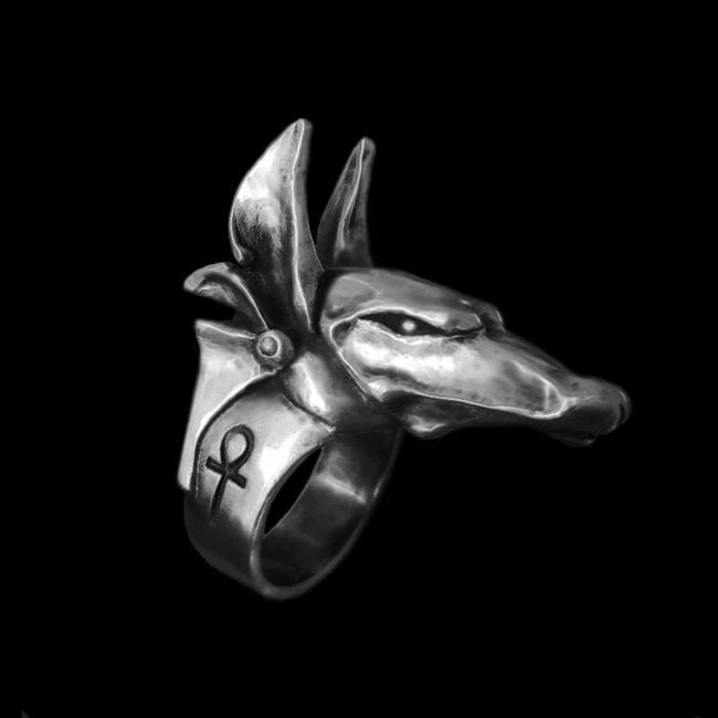 Anubis Ring symbol of timeless elegance powerful allure Hover Image