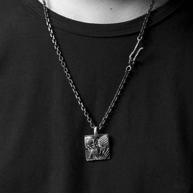 Died has all had to love pendant 925 silver Skull love pendants