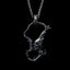 Skull Kiss Pendant - 925 Sterling Silver Love Jewelry | Gothic Romance Gift