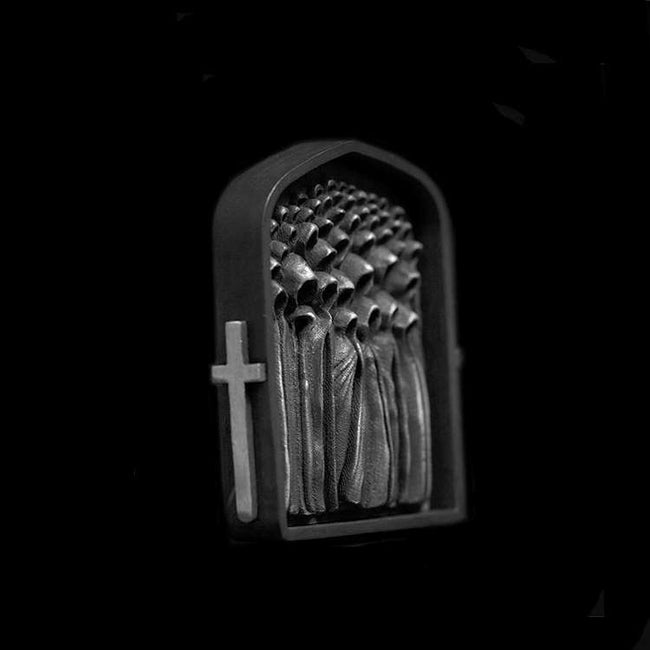 Sterling Silver Cross Pendant Necklace - Faith in a World of Nothingness Main Image