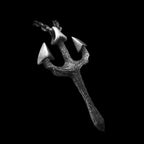 Trident necklace design imparts a unique and captivating aesthetic