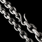 Chain of knife marks Necklace 925 silver necklace for men