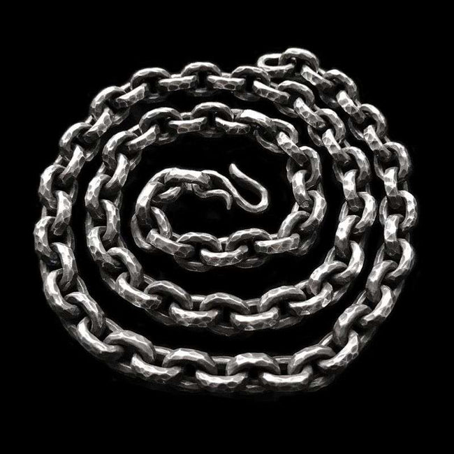 Chain of knife marks Necklace 925 silver necklace for men Main Image