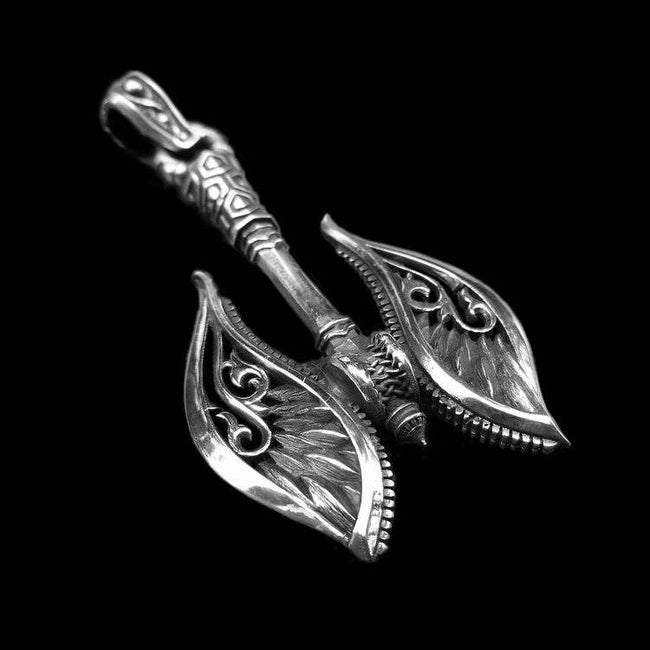 Axe necklace pendant 925 silver Magic hatchet pendant Main Image