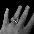 Magic eye ring 925 silver Devils Eye ring SSJ239