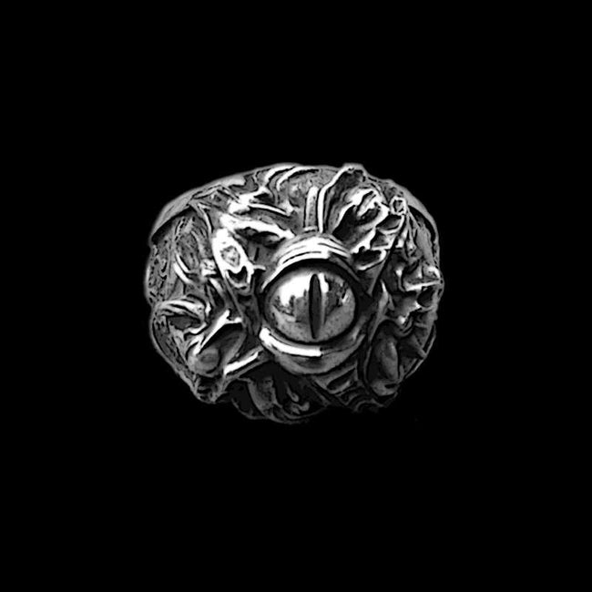 Magic eye ring 925 silver Devils Eye ring SSJ239 Hover Image