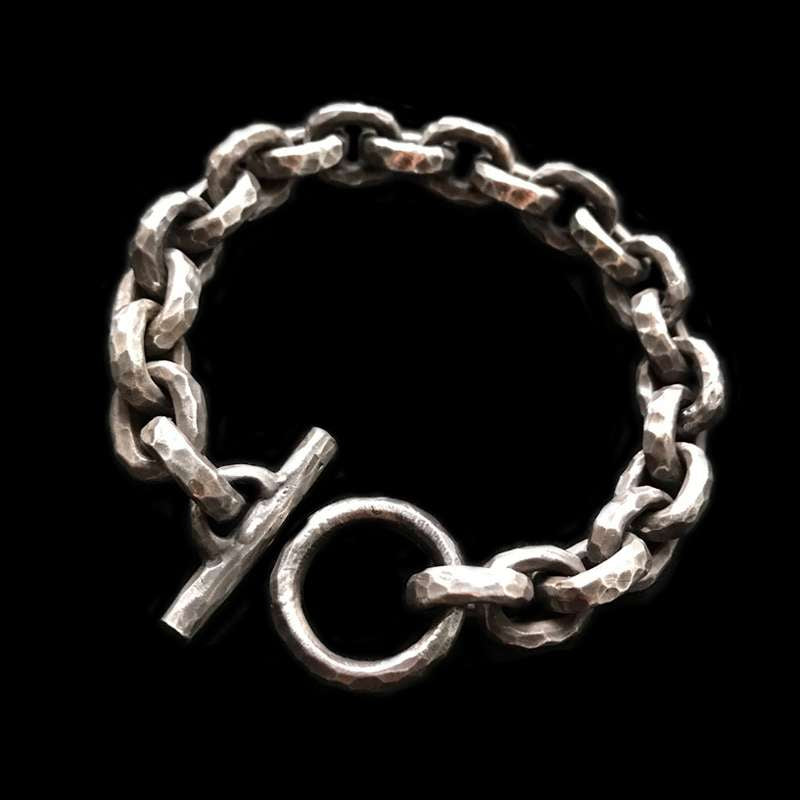 Knife marks bracelet TO Buckle silver bracelet for men​