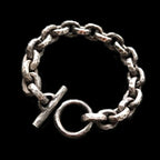 Knife marks bracelet TO Buckle silver bracelet for men​