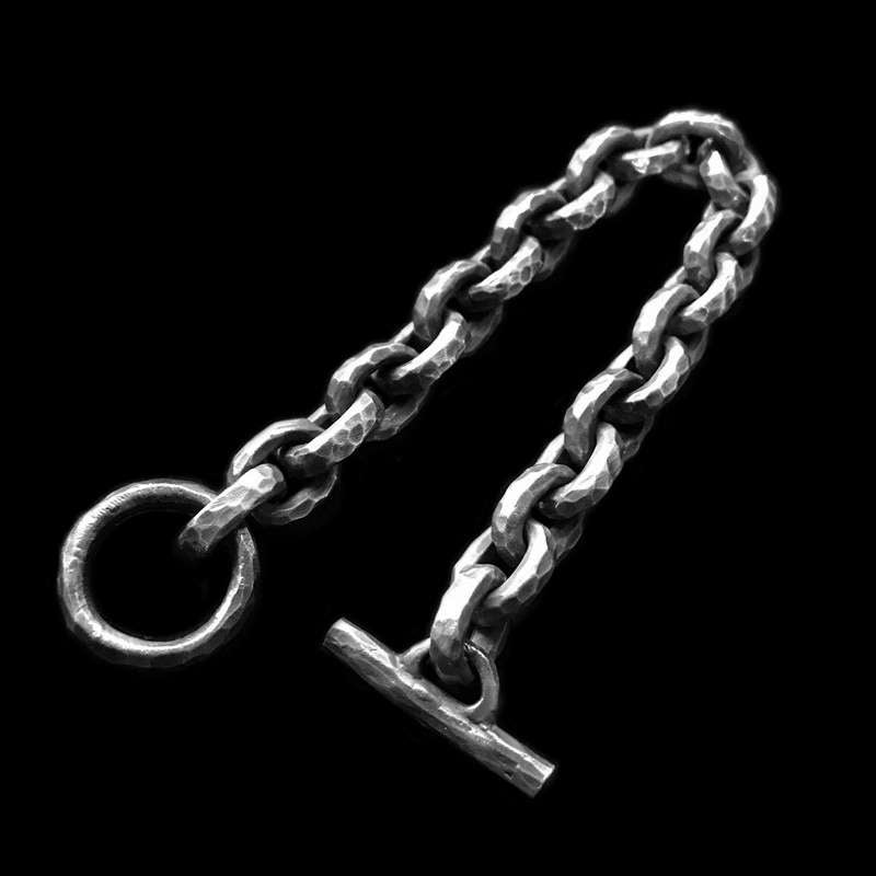 Knife marks bracelet TO Buckle silver bracelet for men​