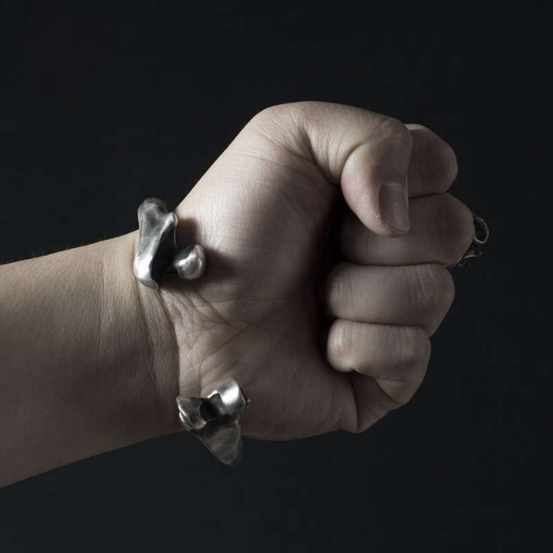 Bone bracelets 999 silver are crafted with exceptional attention to detail