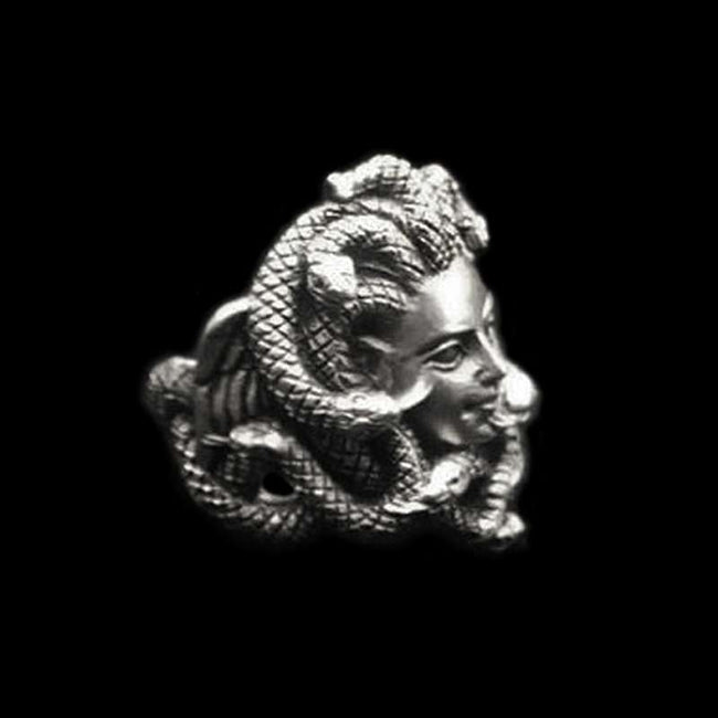 Medusa ring Original design handmade 925 silver Serpentine rings SSJ243 Main Image