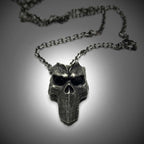 Dark Souls Silver Skull Pendant - Handcrafted Gothic Jewelry | Soulsborne Fan Gift