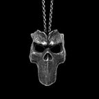 Dark Souls Silver Skull Pendant - Handcrafted Gothic Jewelry | Soulsborne Fan Gift