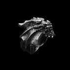 Dragon Ring Bahamut Guardian god of justice