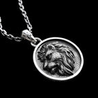 Domineering Lion King Pendant 925 Sterling Silver Lion pendant