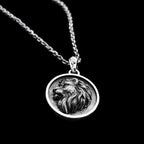 Domineering Lion King Pendant 925 Sterling Silver Lion pendant