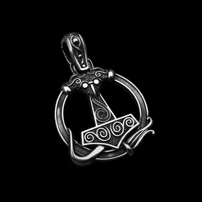 Odin Amulet Pendant 925 Sterling Silver Amulet pendant SSP170 Main Image