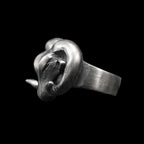 Sheep head Ring Original design handmade 925 silver Sheep horn rings SSJ249