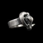 Sheep head Ring Original design handmade 925 silver Sheep horn rings SSJ249