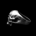 Lucky skull ring handmade 925 silver Good luck skull rings SSJ256
