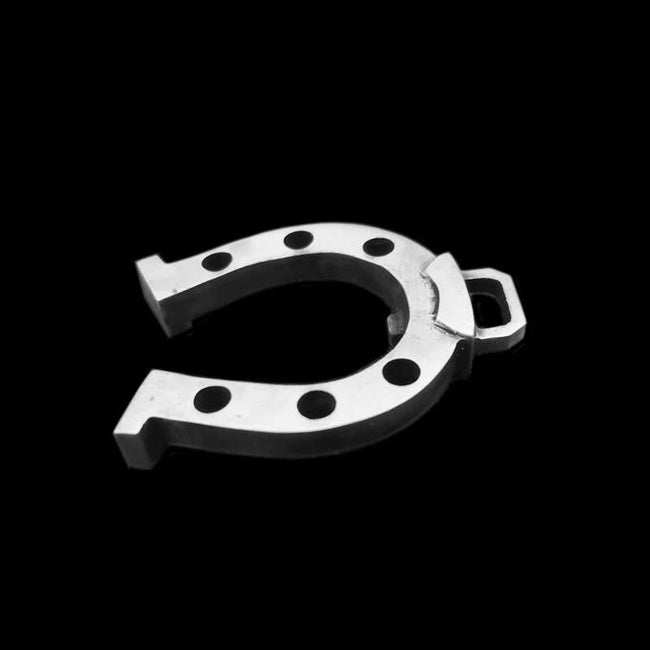 Horseshoe Necklace Pendant 925 Silver Lucky Horseshoe Pendant Main Image