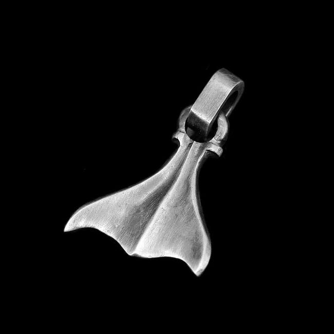The tail of whale Pendant 925 Silver Sea god Necklace Whale tail pendant SSP172 Main Image