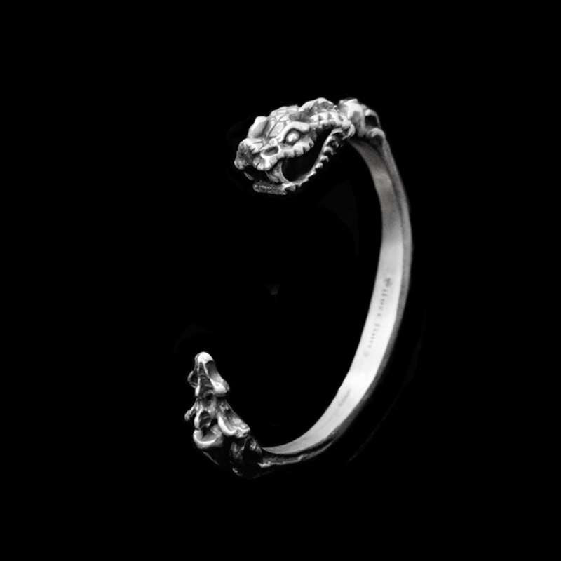 Serpenti Viper Bracelet for Men | Handcrafted 925 Sterling Silver Snake Bracelet