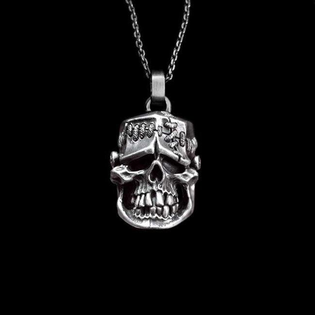 Frankenstein Pendant 925 Silver Frankenstein Necklace pendant SSP174 Hover Image