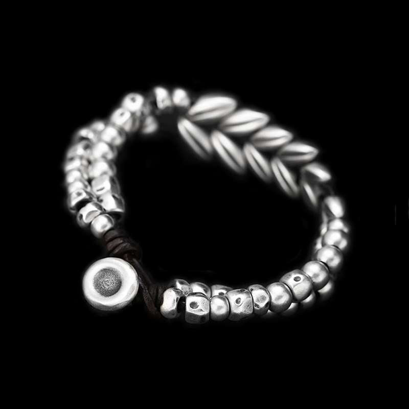 Wheat spike bracelet Original Handmade 999 silver ear of wheat bracelets SSB93