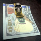 Skull money clip serves as a symbol of individuality and self-expression