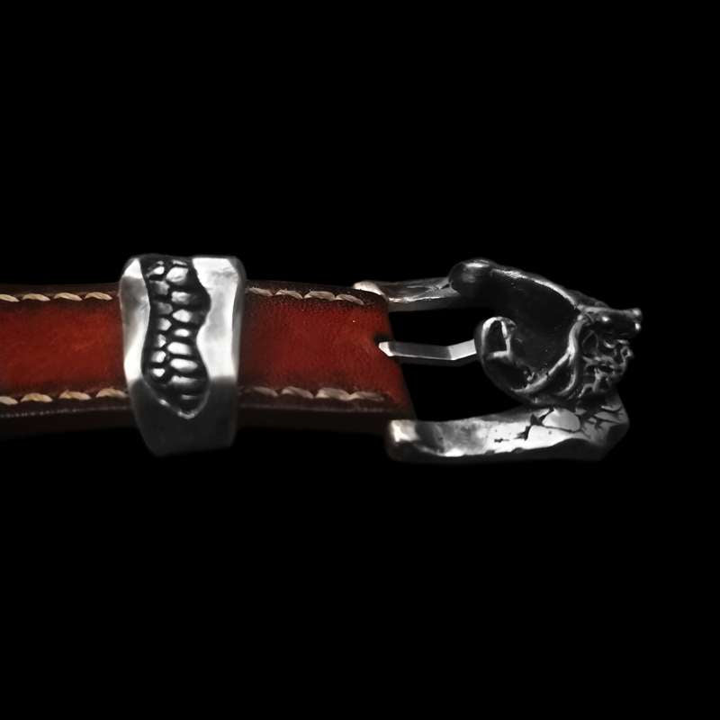 Reindeer Watch band buckle 925 Silver Rangifer tarandus Watch buckle