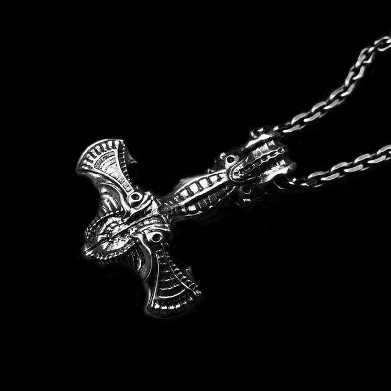 Hammer of the mythical God of thunder pendant 925 silver Thor's Hammer pendants SSP179