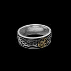 Celtic knot Ring 925 Silver Celtic amulet mens pinky rings 