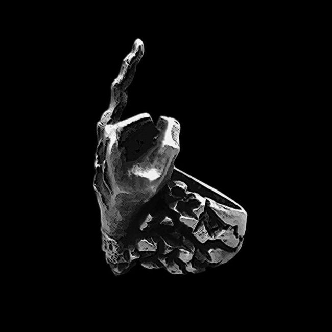 Middle finger ring Express emotions with Fuck you ring Main Image
