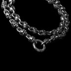 Skull necklace, a must-have domineering silver necklace for tough guys SSN19-2