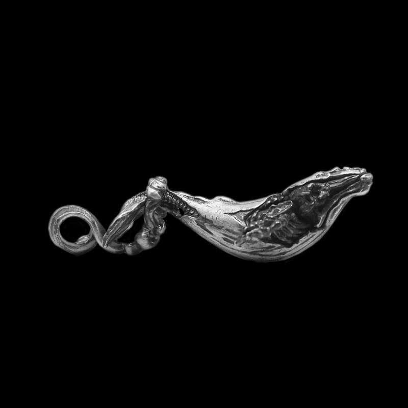 Whale Pendant 925 Silver Handmade Whale Pendant SSP182