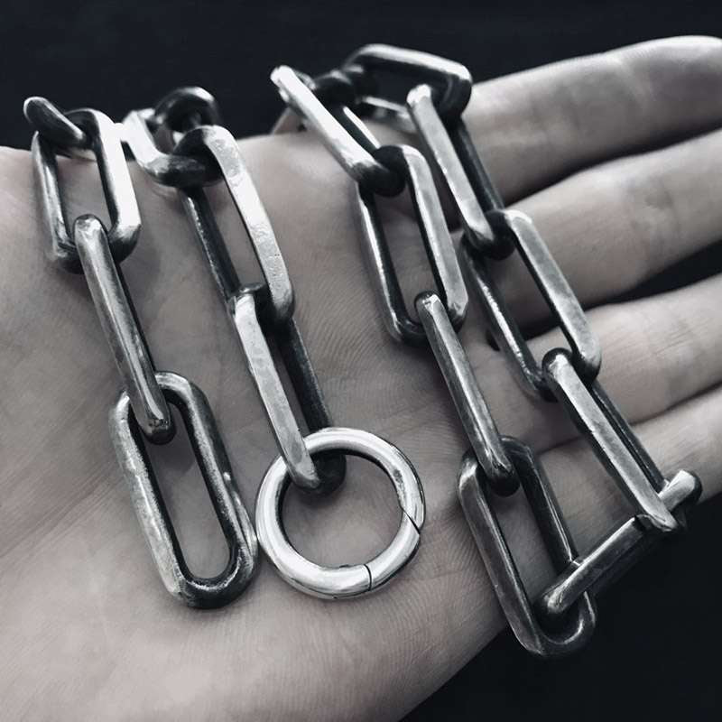 Mens Silver Necklace Timeless Style and Masculine Elegance